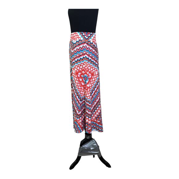 New Directions multicolor boho pull on maxi skirt size 1X - Picture 8 of 11